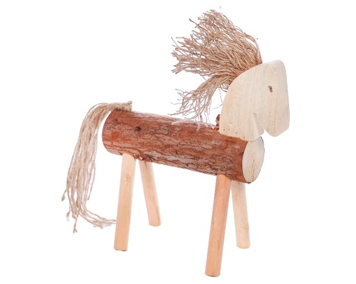 CABALLO DECORATIVO TRONCO 40CM