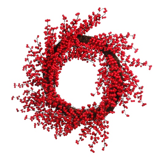 CORONA DE BERRY ARTIFICIAL  ø 50CM