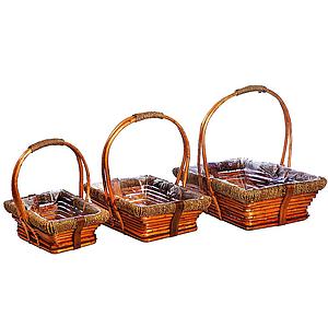 CESTA MIMBRE SET X3 40CM