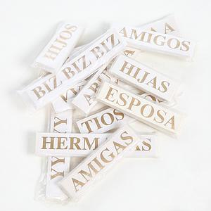 BOLSA DE LETRAS PEQUEÑAS DIFUNTOS 3CM 