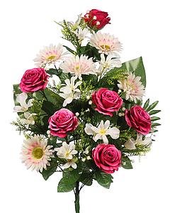 RAMO ROSAS Y GERBERAS X 18 ARTIFICIAL 
