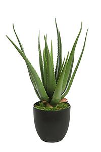 ALOE ARTIFICIAL EN MACETA 56CM