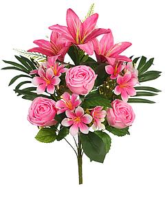 RAMO LILIS Y ROSAS ARTIFICIAL 55CM