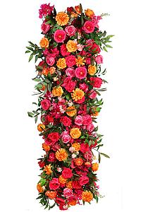 PANEL DE FLORES ARTIFICIALES 150x40CM