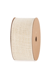 CINTA DE YUTE BLANCA 60CM X 10M